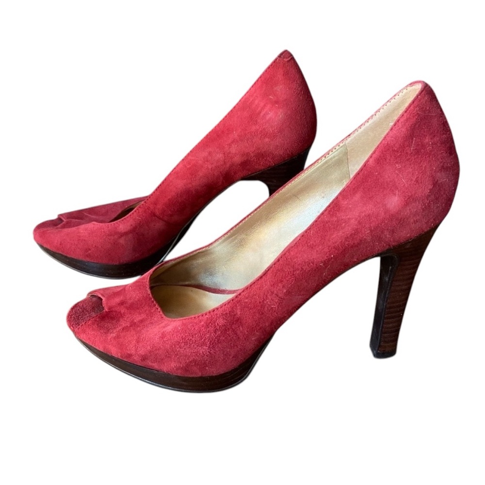 Platform Nine West heels